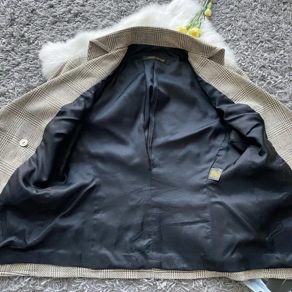 Brian Bailey Plaid Wool Blazer - Picture 5 of 10